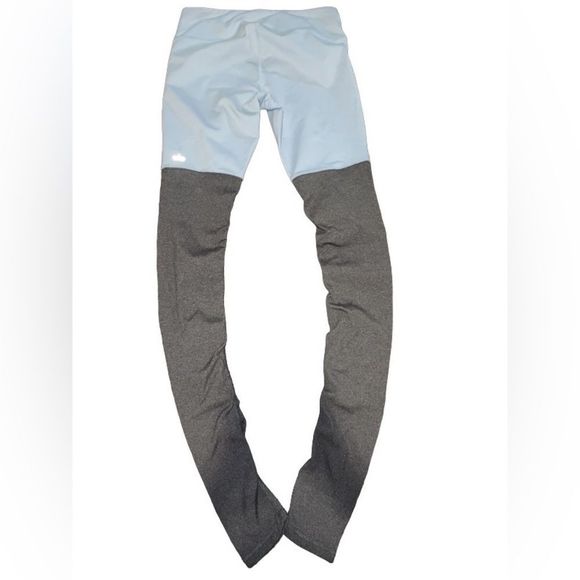 ALO Yoga Goddess blue and grey high waist leggings size Medium - Picture 3 of 6